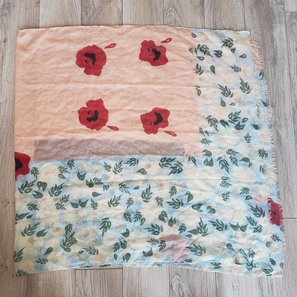 Floral Spring Scarf - Picture 2 of 3